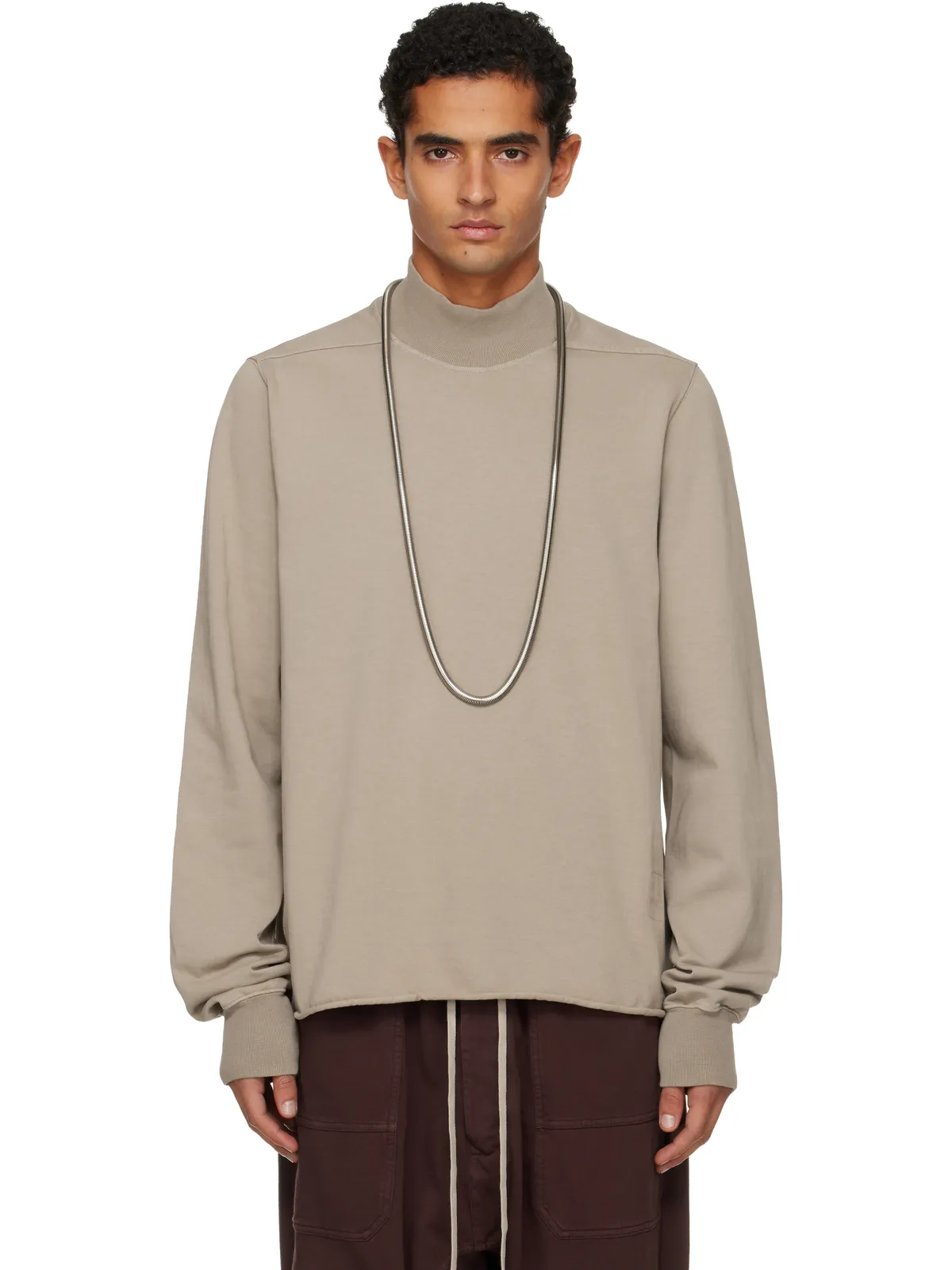Rick Owens DRKSHDW Concordians Headon DBL タートルネック - 画像1