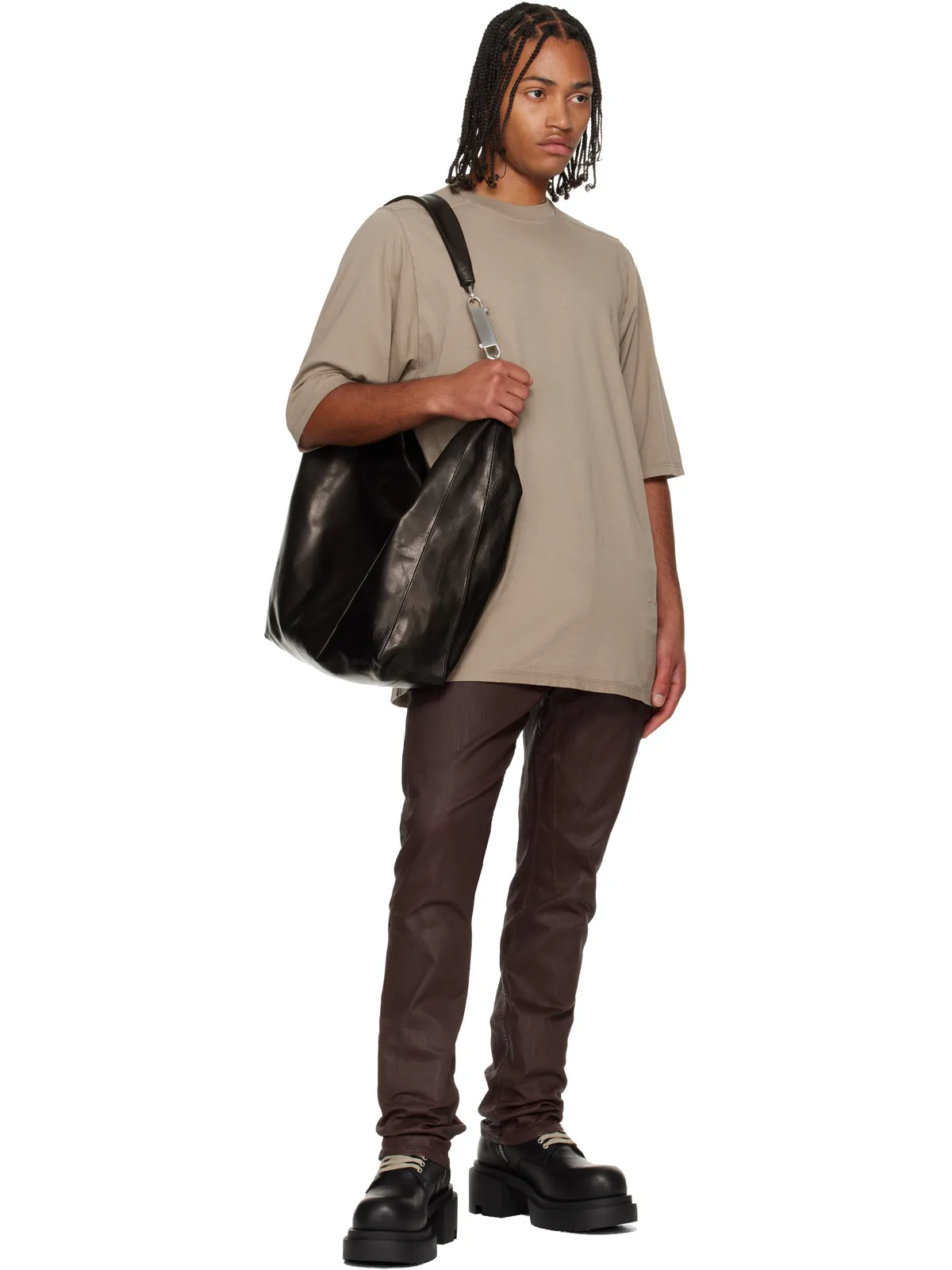 Rick Owens DRKSHDW Concordians Jumbo 半袖Tシャツ - 画像4