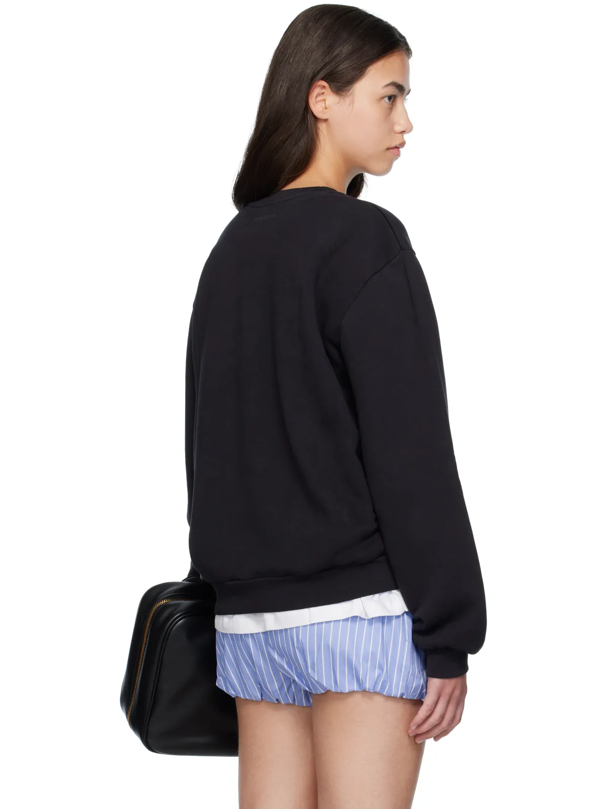 Acne Studios クルーネック フリース スウェットシャツ - 画像3
