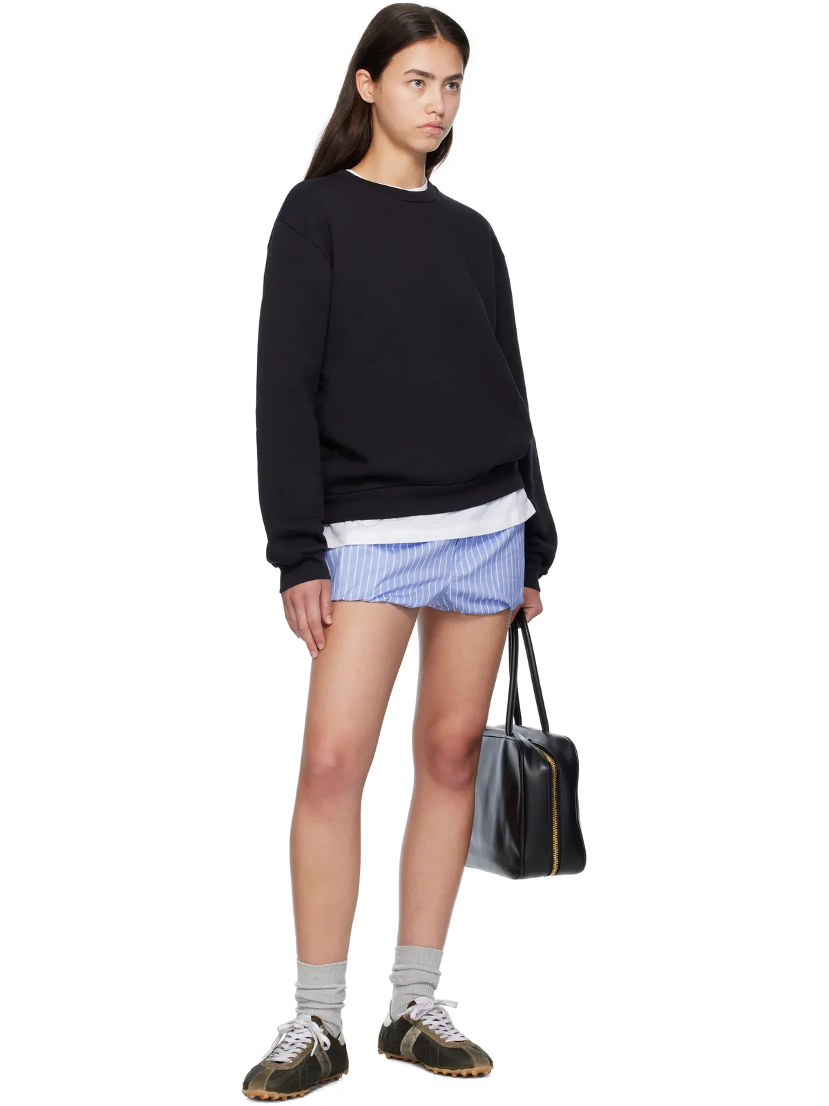 Acne Studios クルーネック フリース スウェットシャツ - 画像4