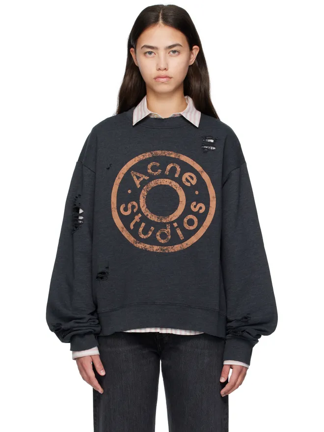 Acne Studios Acne Studios ロゴプリント スウェットシャツの商品画像