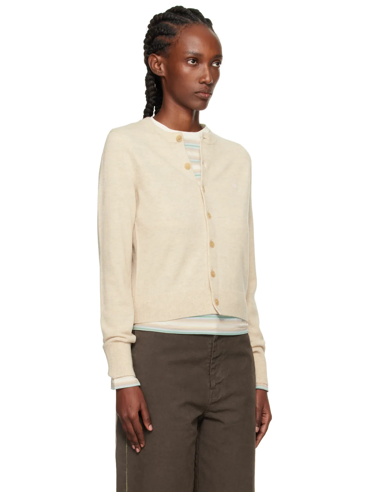 Acne Studios ヤクウール フィット カーディガン - 画像2
