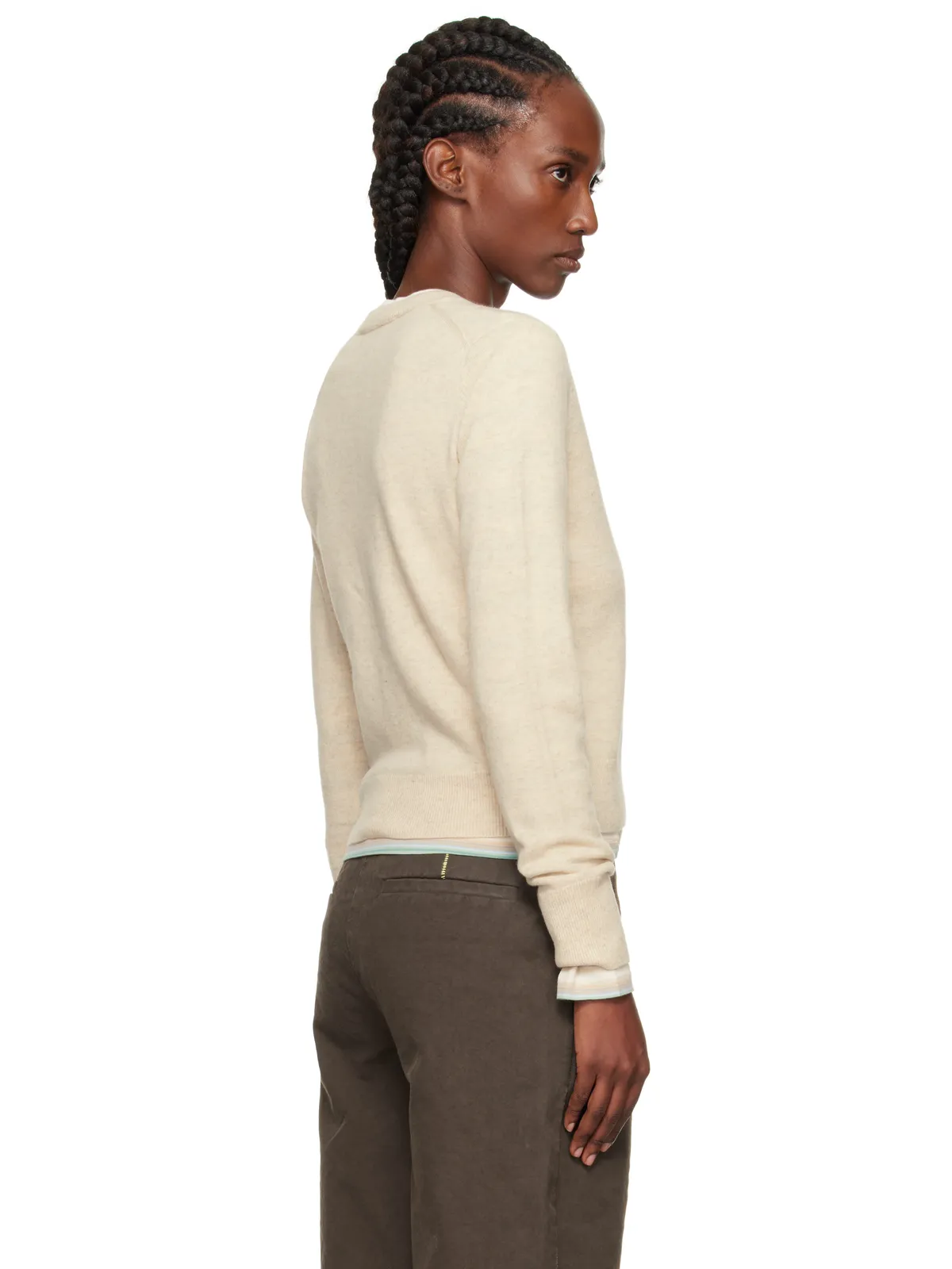 Acne Studios ヤクウール フィット カーディガン - 画像3