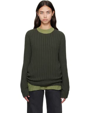 Acne Studios リブ クルーネックセーター - サムネイル1