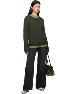 Acne Studios リブ クルーネックセーター - サムネイル4