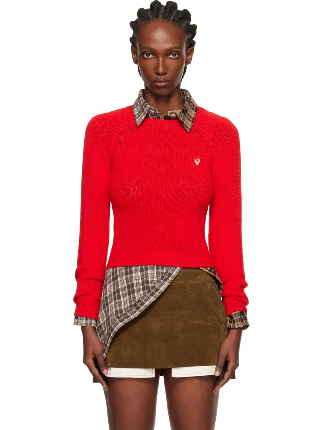 Acne Studios Acne Studios クロップド クルーネックセーターの商品画像