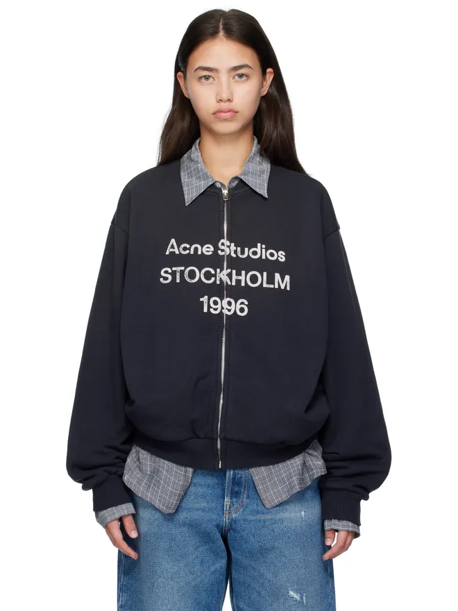 Acne Studios Acne Studios ロゴ ジップセーターの商品画像