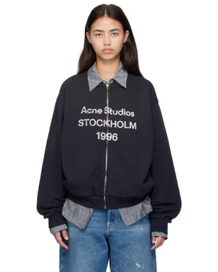 Acne Studios ロゴ ジップセーター - サムネイル1