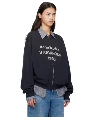 Acne Studios ロゴ ジップセーター - サムネイル2