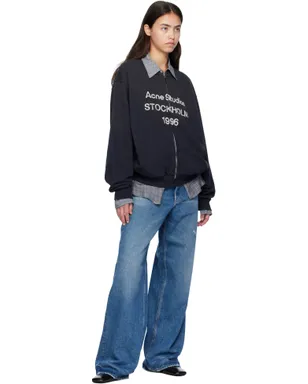 Acne Studios ロゴ ジップセーター - サムネイル4