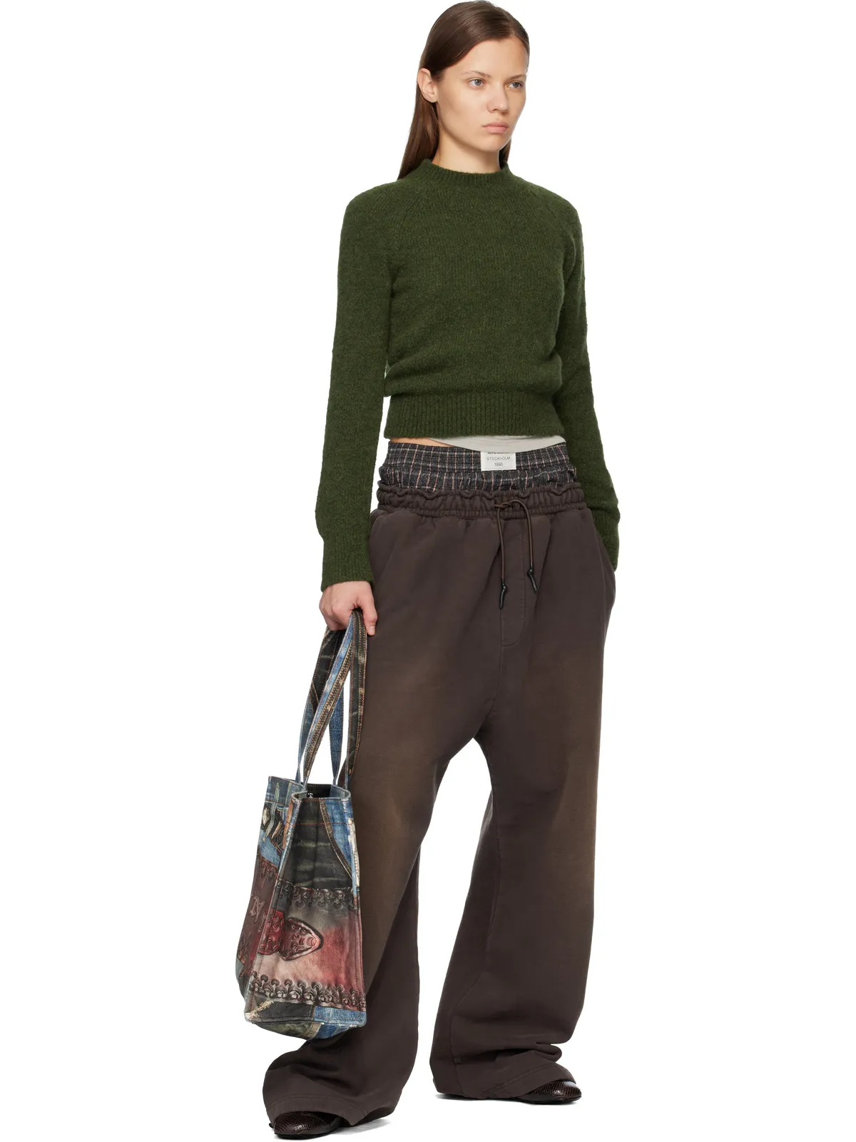 Acne Studios ロゴ トートバッグ - 画像4