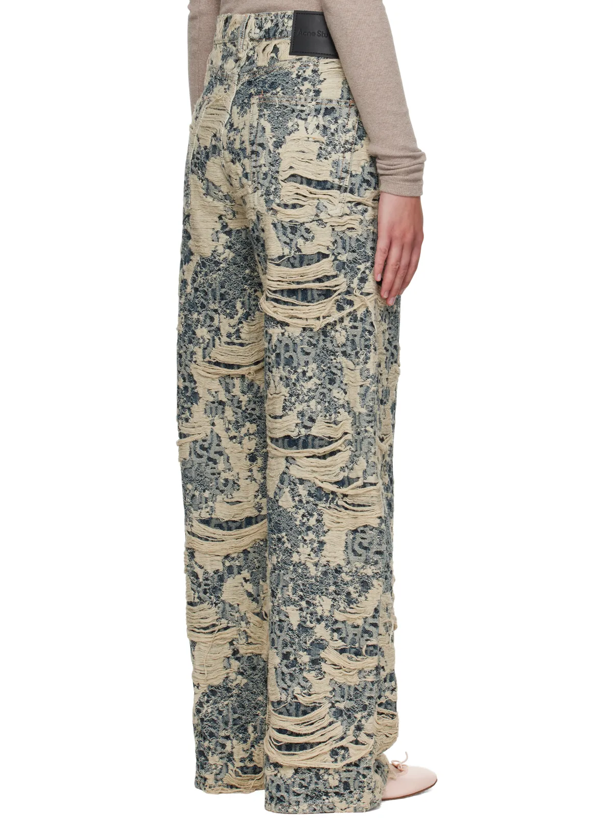 Acne Studios 1981 ディストレス モノグラム ジーンズ - 画像3