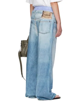 Acne Studios プリント トラウザーズ - サムネイル3