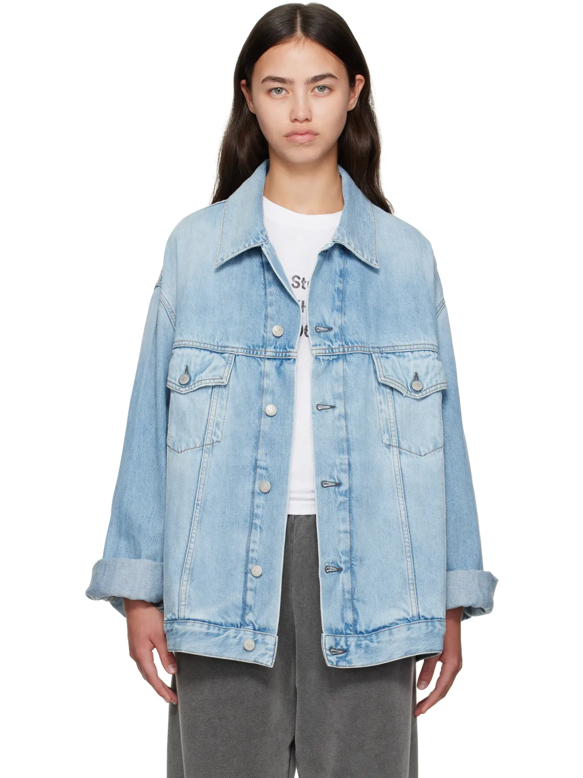 Acne Studios オーバーサイズ デニムジャケット - 画像1
