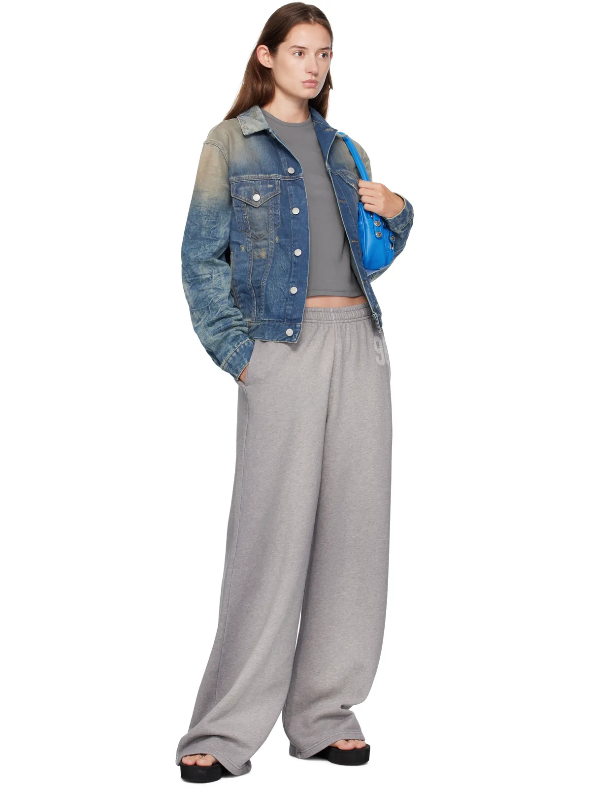 Acne Studios ディストレス デニムジャケット - 画像4