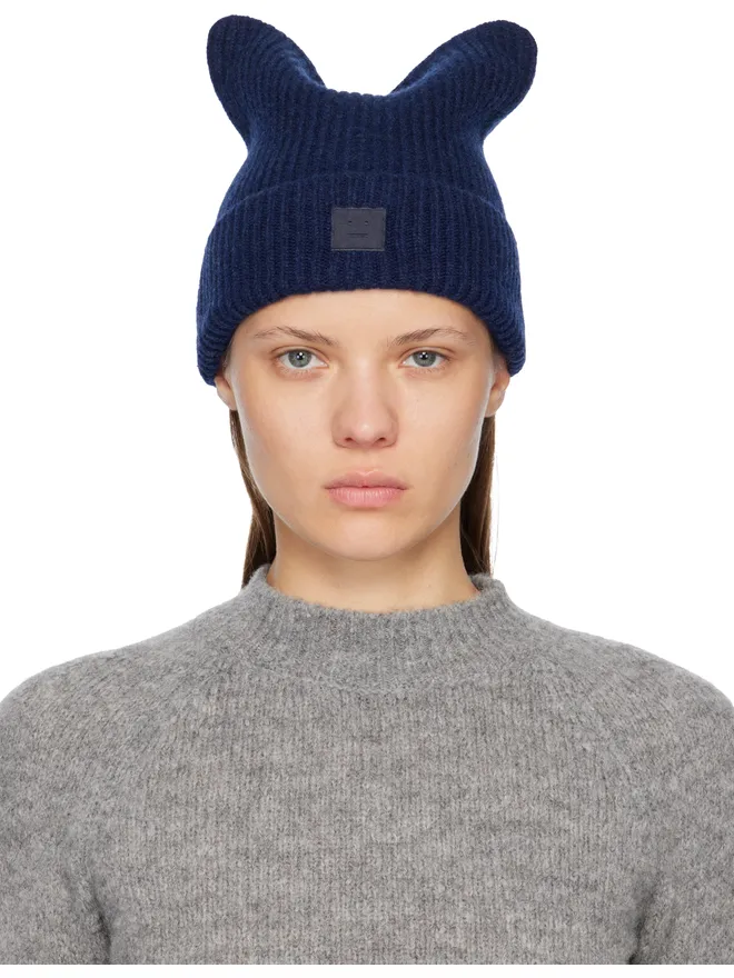 Acne Studios Acne Studios Face Logo Square ビーニーの商品画像