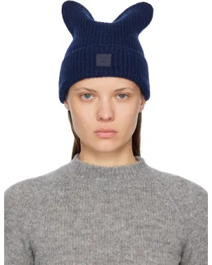 Acne Studios Face Logo Square ビーニー - サムネイル1
