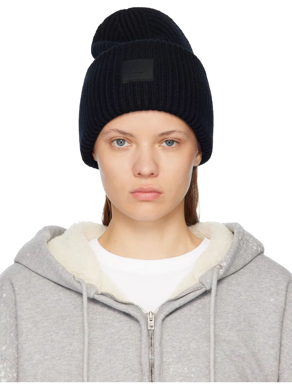 Acne Studios Large Face Logo ビーニー - 画像1
