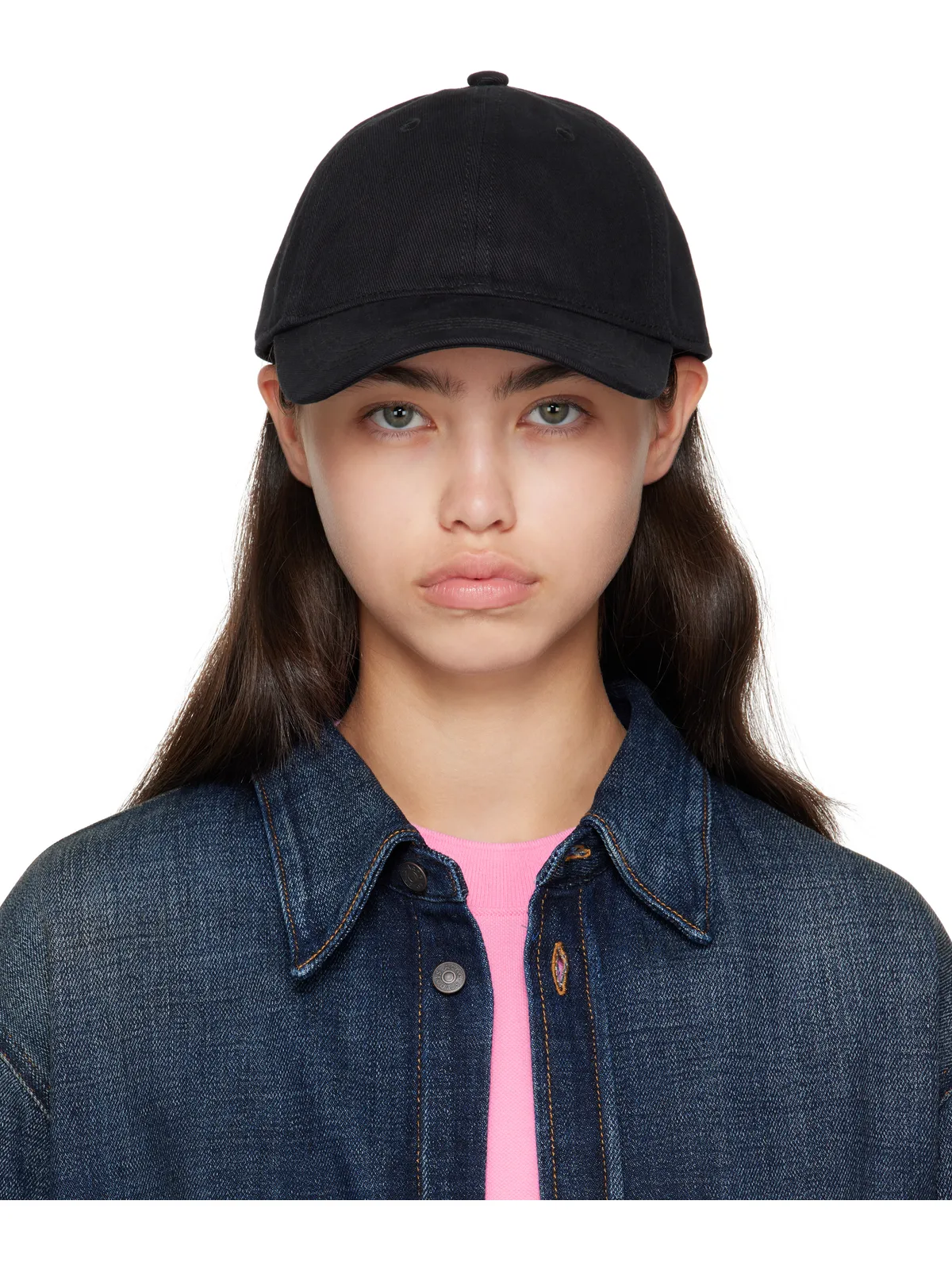 Acne Studios ツイル ロゴ キャップ - 画像1