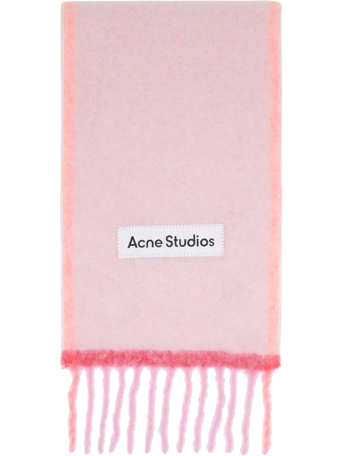 Acne Studios ナロー ウール モヘア マフラー - 画像1