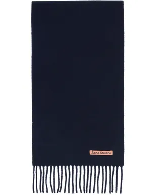 Acne Studios スキニー フリンジ ウール マフラー - サムネイル1