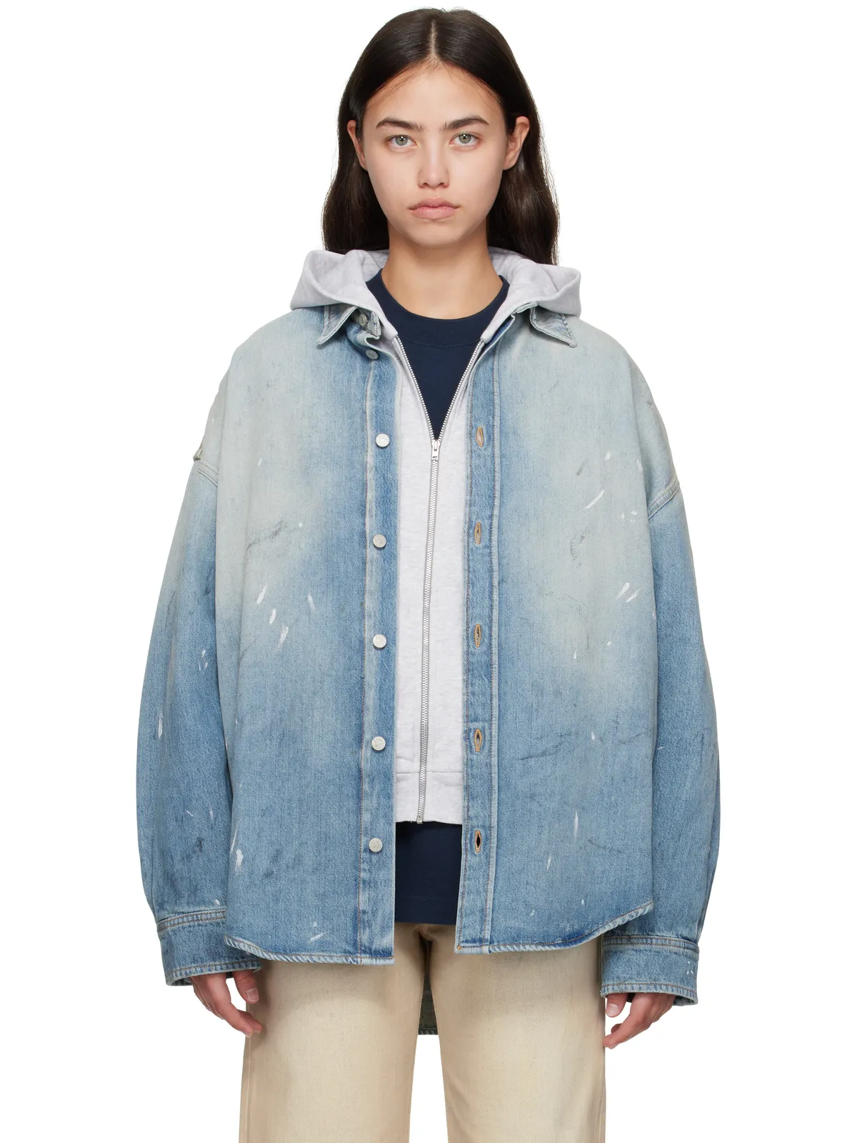 Acne Studios ボタンアップ デニムシャツ - 画像1