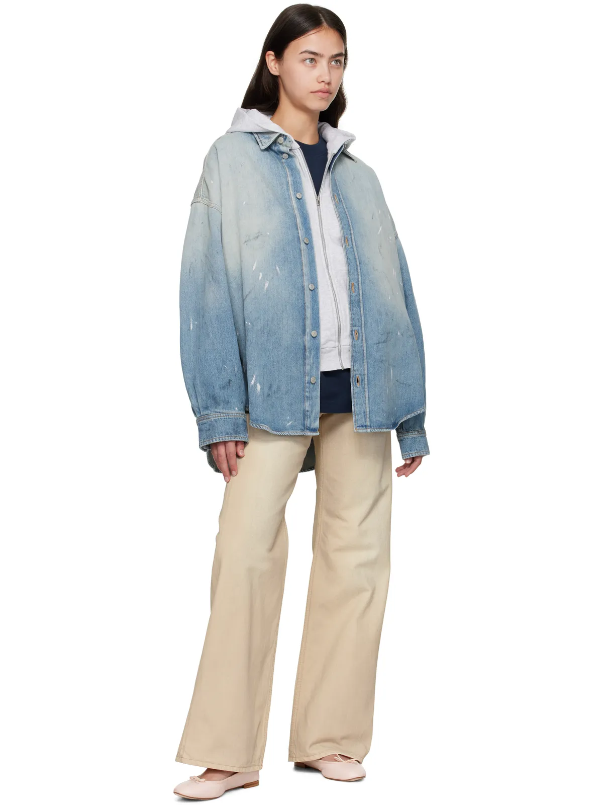 Acne Studios ボタンアップ デニムシャツ - 画像4