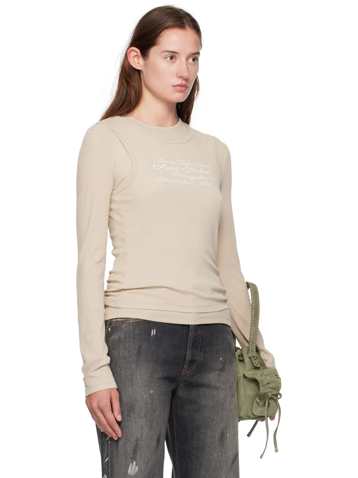Acne Studios レイヤード 長袖Tシャツ - 画像2