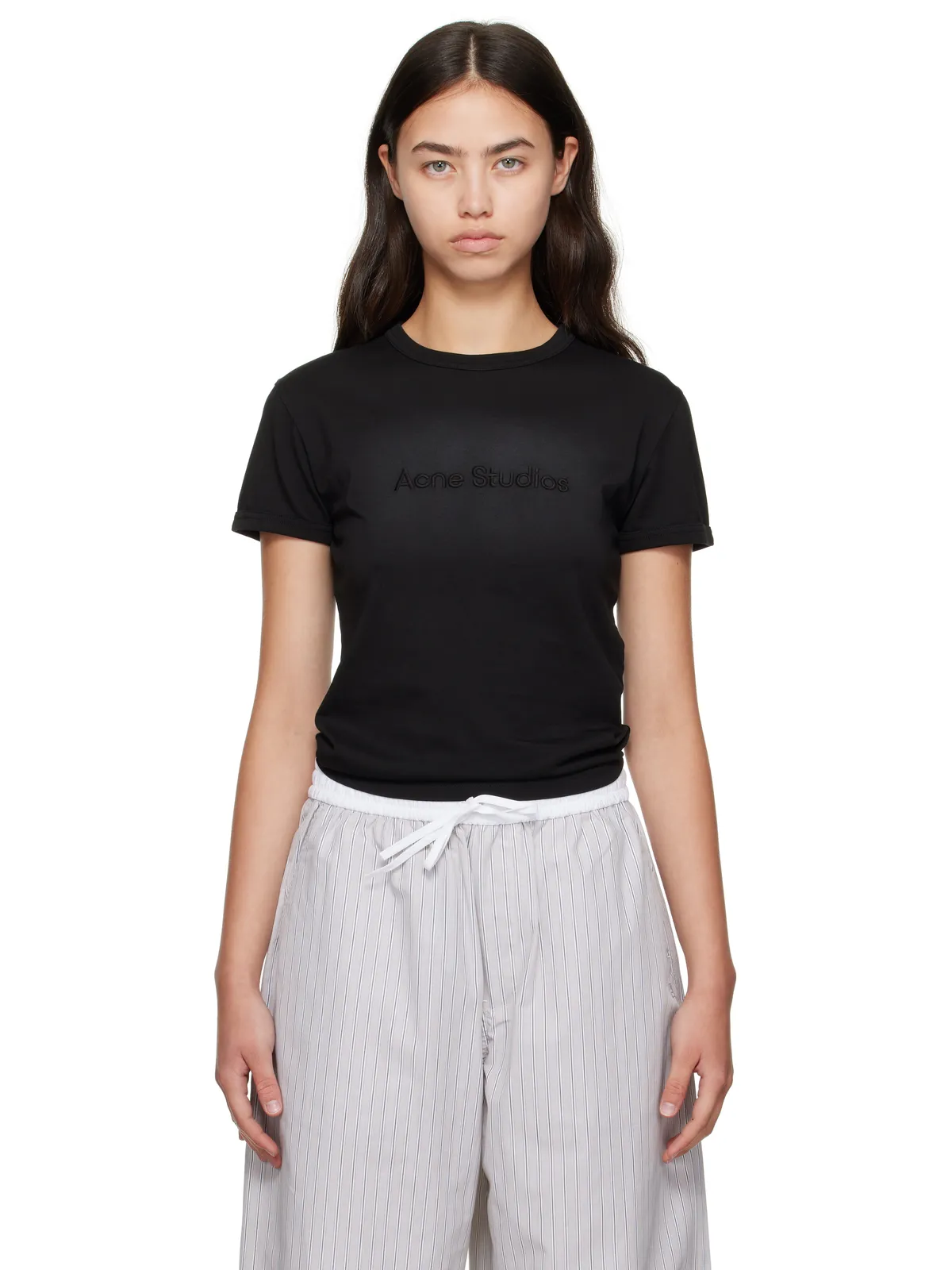 Acne Studios ロゴ フィット Tシャツ - 画像1
