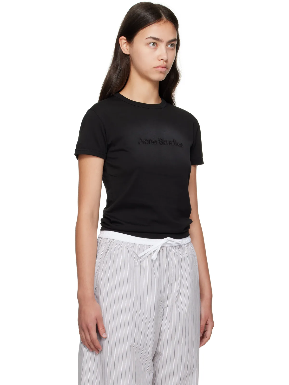 Acne Studios ロゴ フィット Tシャツ - 画像2