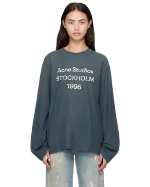 Acne Studios ロゴ 長袖Tシャツ - サムネイル1