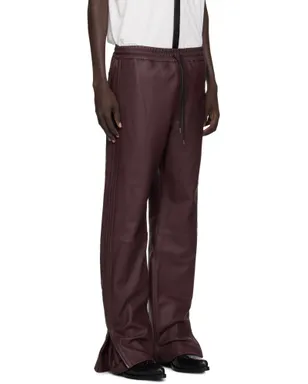 Acne Studios レギュラーフィット レザーパンツ - サムネイル2