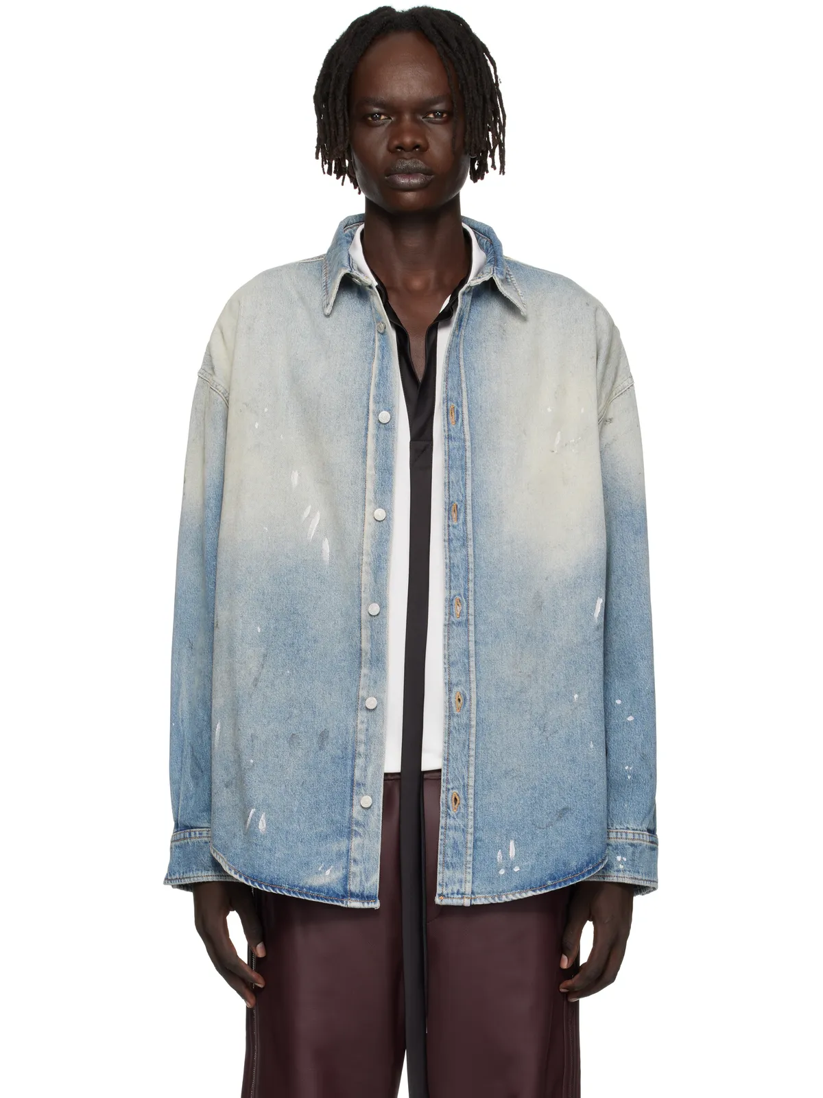 Acne Studios ボタンアップ デニムシャツ - 画像1
