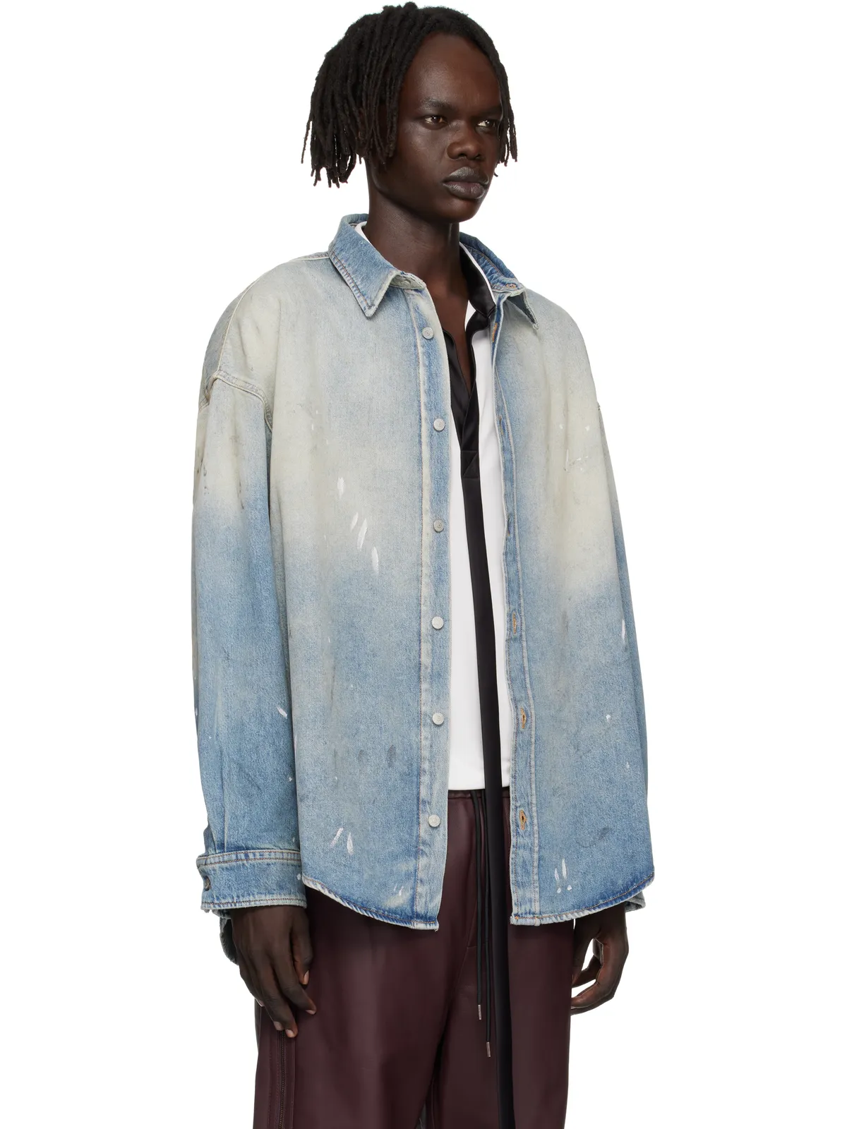 Acne Studios ボタンアップ デニムシャツ - 画像2