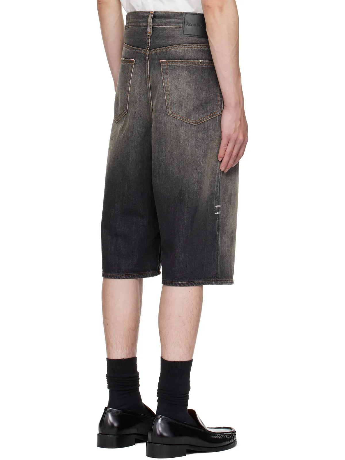 Acne Studios フェード デニムショートパンツ - 画像3