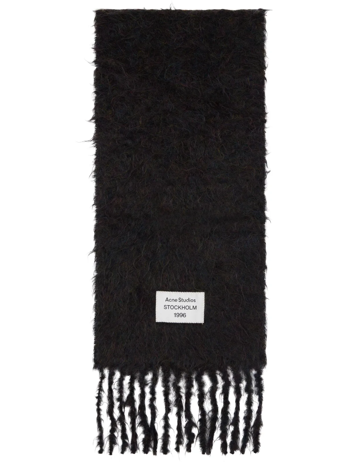 Acne Studios ロゴ ウール マフラー - 画像1