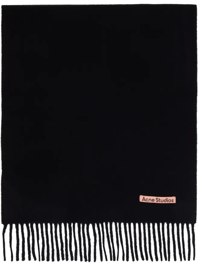 Acne Studios Acne Studios フリンジ ウール ナロー マフラーの商品画像