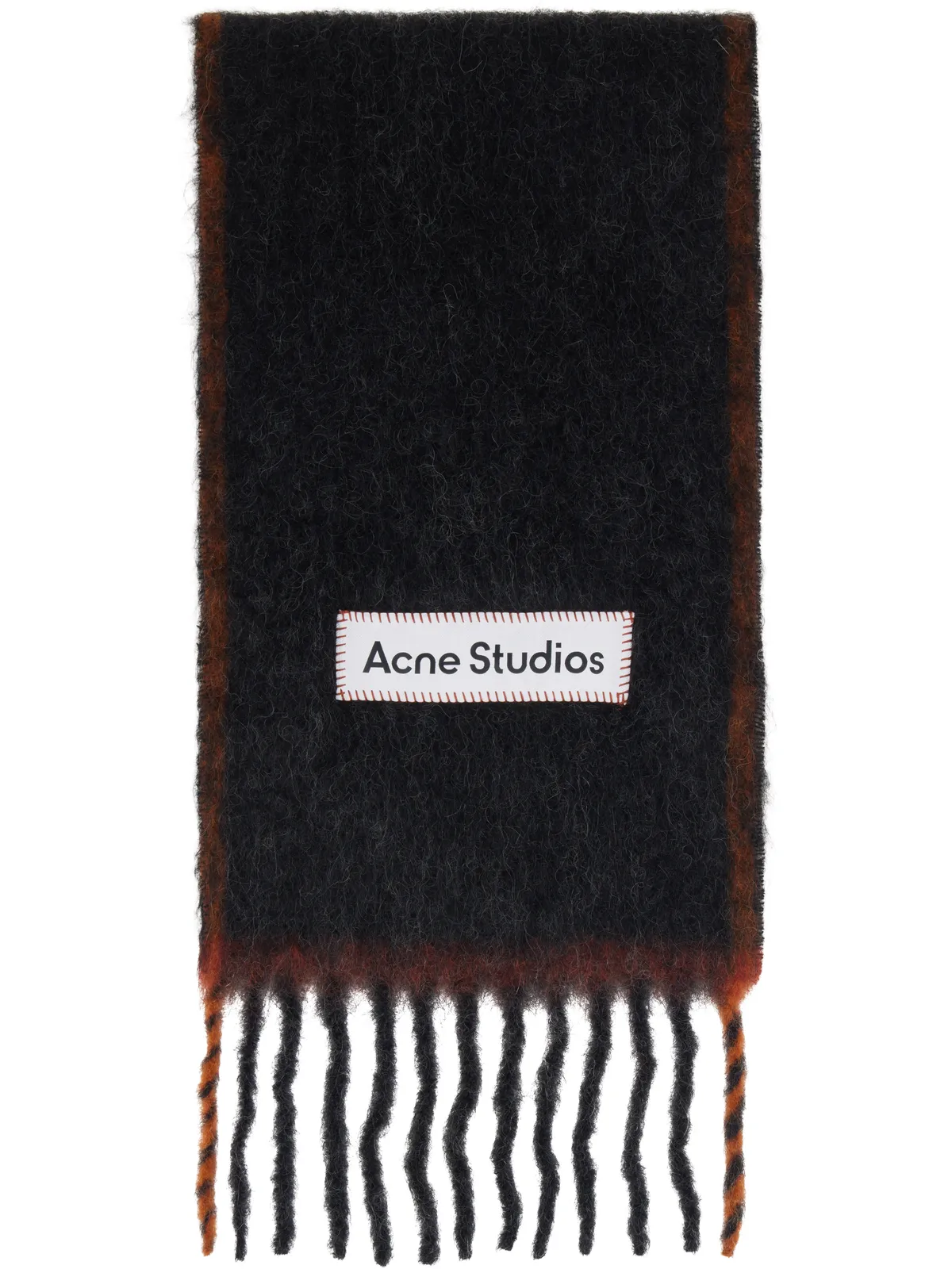 Acne Studios ナロー ウール モヘア マフラー - 画像1