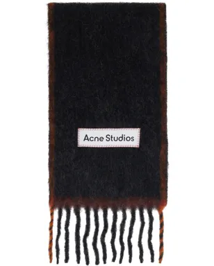 Acne Studios ナロー ウール モヘア マフラー - サムネイル1