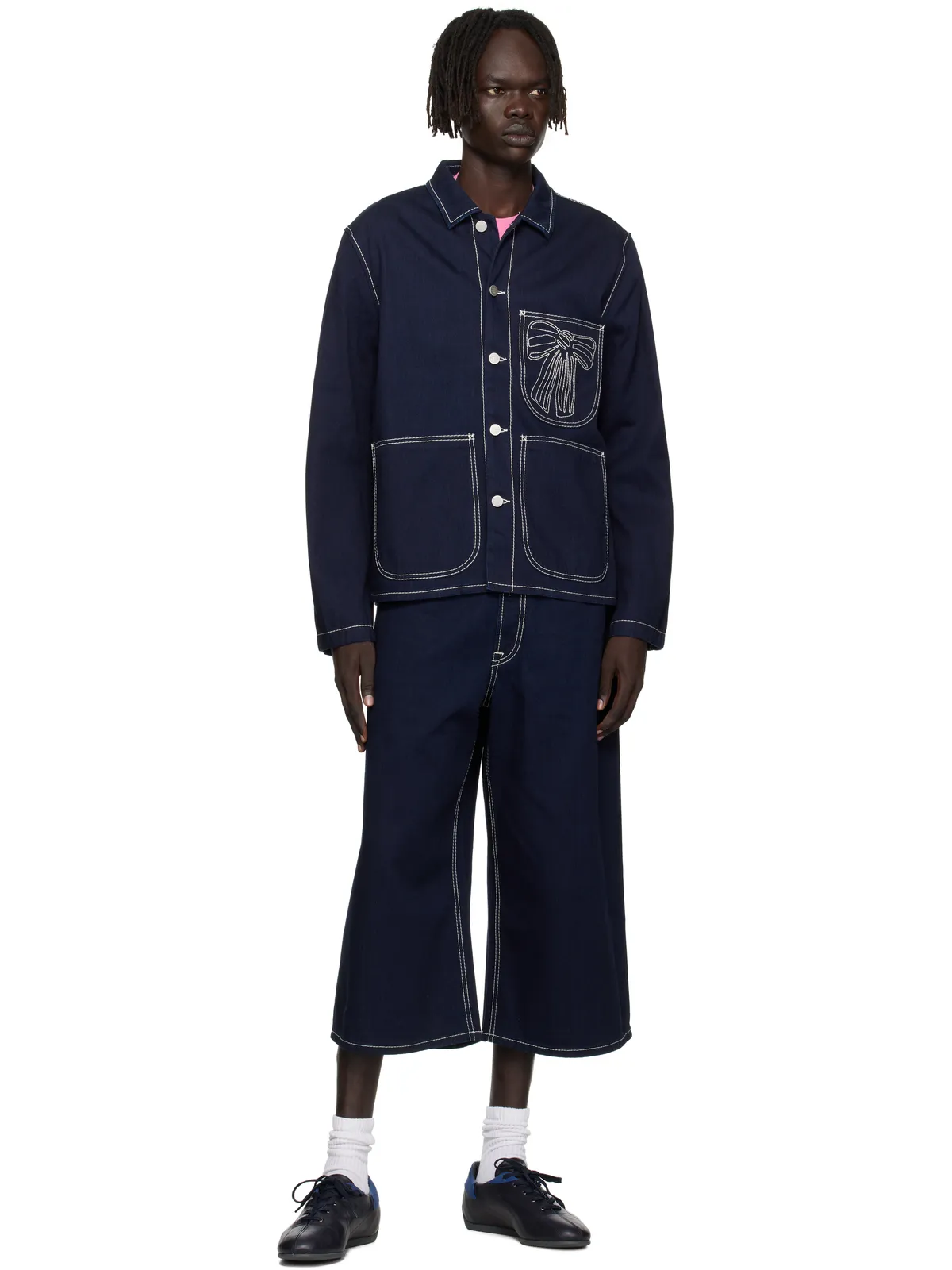 Acne Studios エンブロイダリー デニムジャケット - 画像4