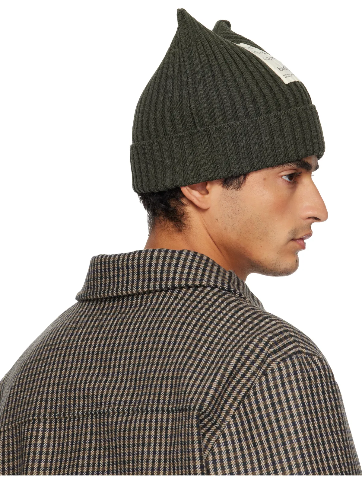 Acne Studios Ribbed スクエア ビーニー - 画像3