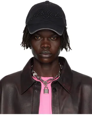 Acne Studios ロゴ キャップ - サムネイル1