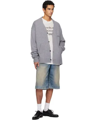 Acne Studios ウール Vネックカーディガン - サムネイル4
