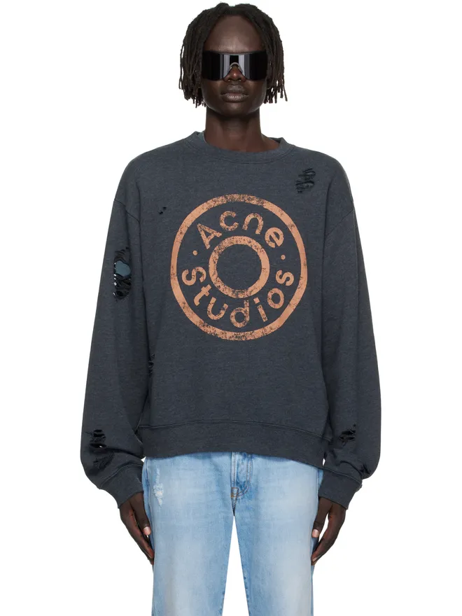 Acne Studios Acne Studios ロゴプリント スウェットシャツの商品画像