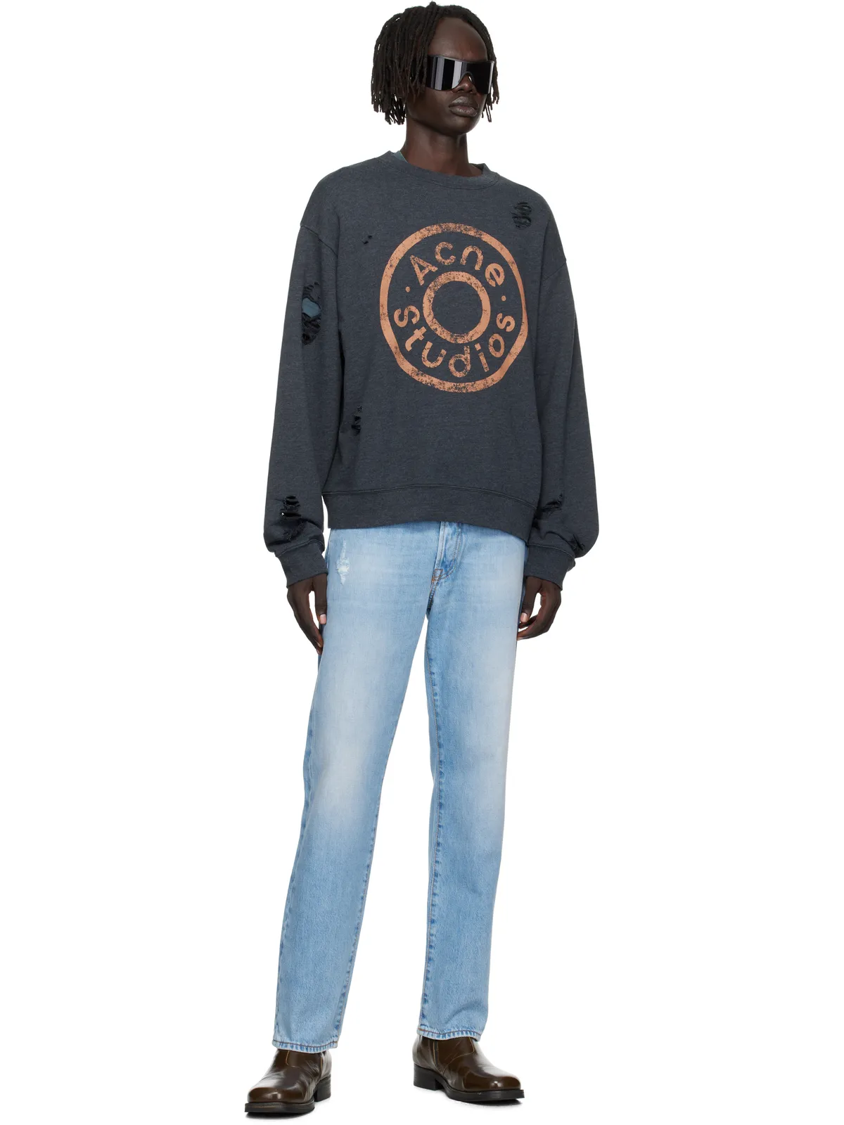 Acne Studios ロゴプリント スウェットシャツ - 画像4