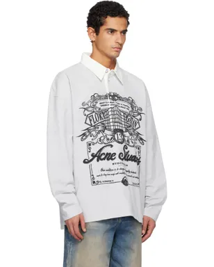 Acne Studios ロゴ ポロシャツ - サムネイル2