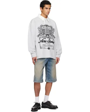 Acne Studios ロゴ ポロシャツ - サムネイル4