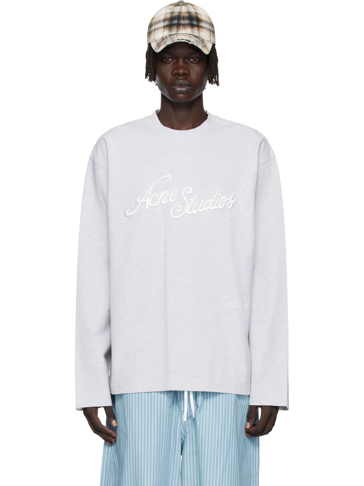 Acne Studios ロゴ刺繍 Tシャツ - 画像1