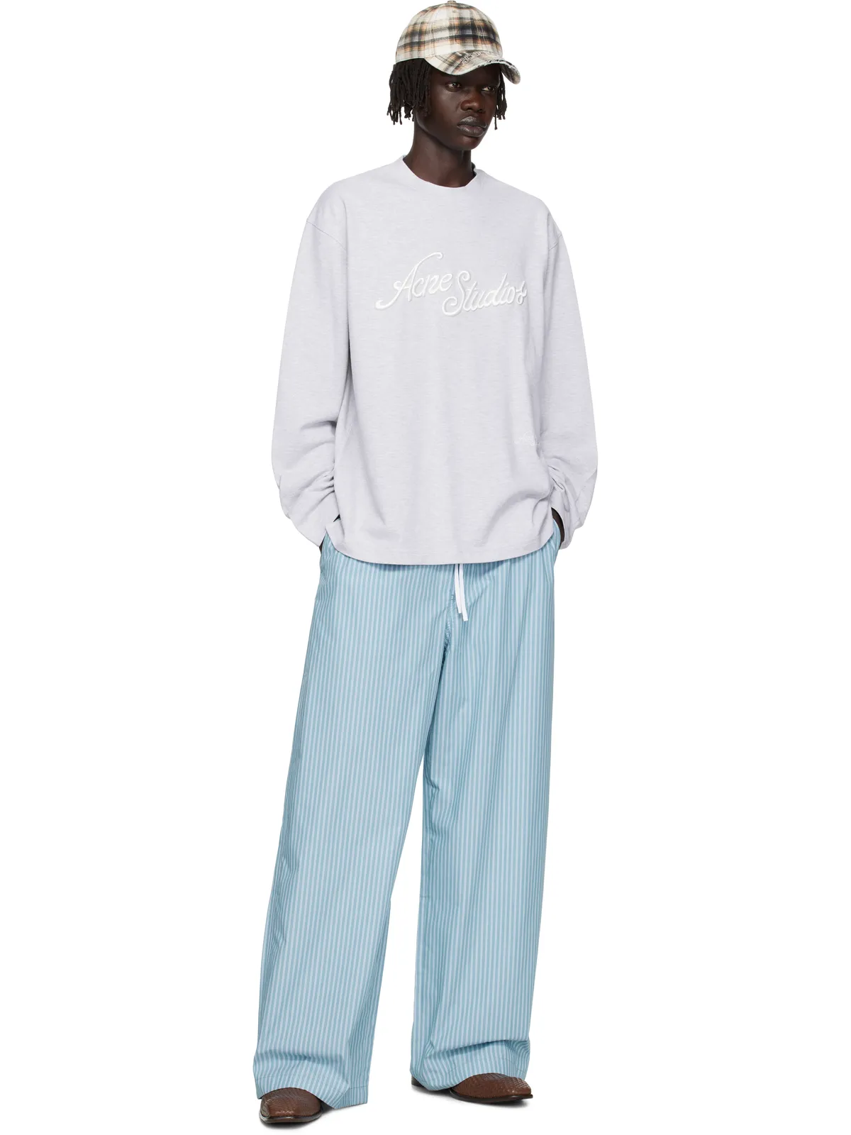 Acne Studios ロゴ刺繍 Tシャツ - 画像4