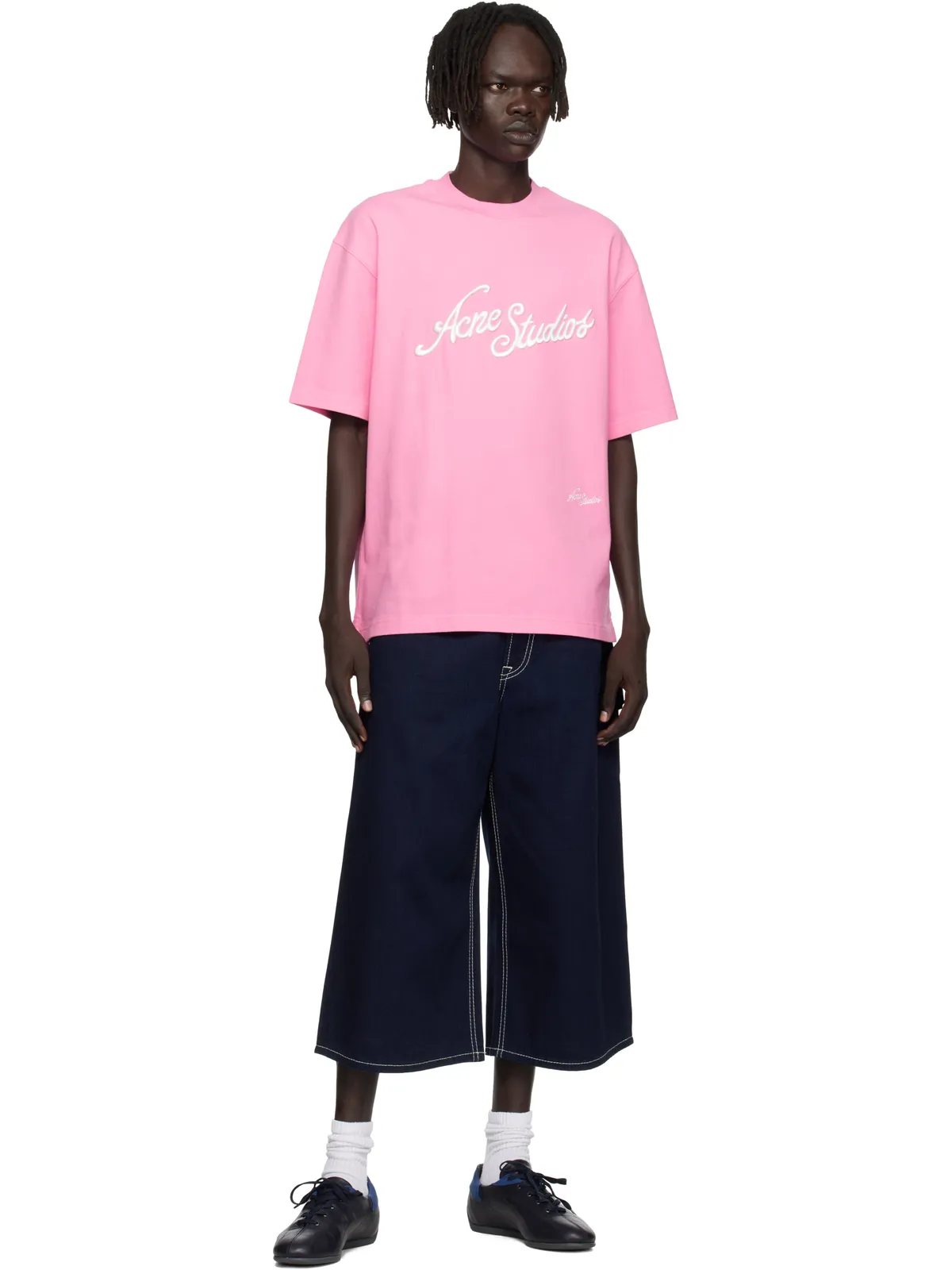 Acne Studios ロゴ リラックスフィット Tシャツ - 画像4